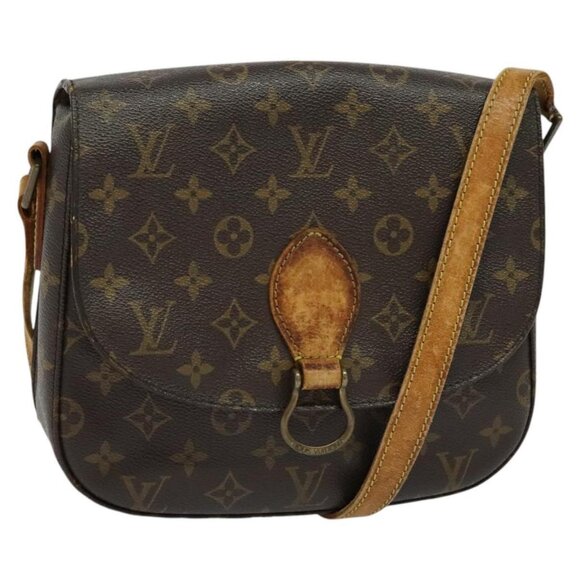 LOUIS VUITTON Monogram Saint Cloud GM Shoulder Bag M51242 LV Auth bs22336 - Picture 1 of 15
